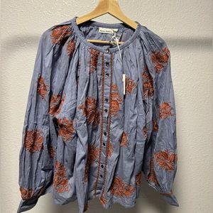 Roller Rabbit floral blouse